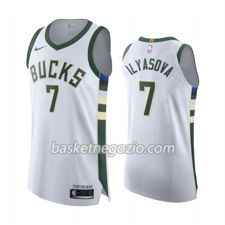 Canotte Uomo Milwaukee Bucks Ersan Ilyasova 7 2019-20 Nike Association Edition Swingman